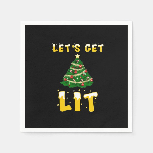 Servilleta De Papel Vamos a hacer creativo liviano clásico único (Anverso)