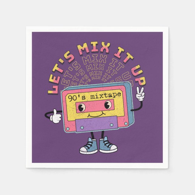 Servilleta De Papel Vamos a mezclarlo (Anverso)