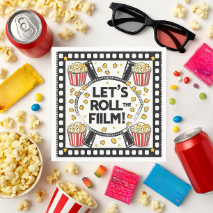 Servilleta De Papel ¡Vamos a Rodar las Servilletas de Película Noche
