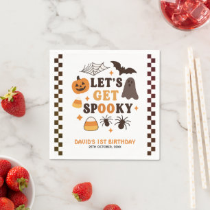Servilleta De Papel Vamos a tener miedo el cumpleaños de Halloween