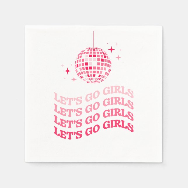 Servilleta De Papel Vamos Chicas - Bachelorette Party - Napkins (Anverso)