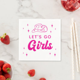 Servilleta De Papel ¡Vamos Chicas Fiesta de Despedida de Soltera Count