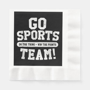 Servilleta De Papel ¡Vamos Equipo Deportivo! Deportes divertidos