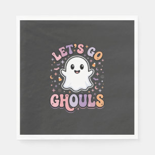 Servilleta De Papel Vamos Fantasmas Diseño Gráfico de Fantasmas de Hal