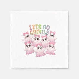 Servilleta De Papel Vamos Ghouls - Halloween bonito y divertido