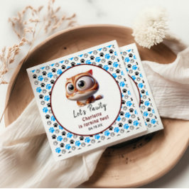 Servilleta De Papel ¡Vamos Pawty! Fiesta de segundo cumpleaños de un g