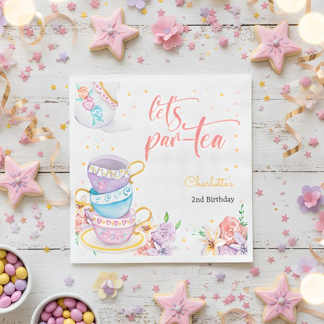 Servilleta De Papel Vamos por té, cumpleaños de té (Subido por el creador)