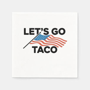 Servilleta De Papel Vamos TACO Trump siempre se ríe