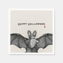 Servilleta De Papel Vampiro Bat Halloween