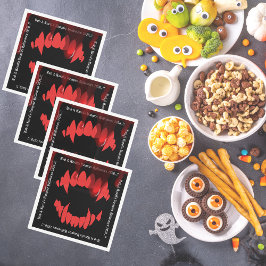 Servilleta De Papel Vampiros Bite Halloween Party