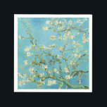 Servilleta De Papel Van Gogh Almond Blossoms<br><div class="desc">Regalos turquesa de flores de almendras para fiestas de boda, Baby Shower o Fiesta de primavera: Celebre sus ocasiones especiales con la belleza encantadora de los floreros de almendras de Vincent Van Gogh. Nuestros Regalos Turquoise Almond Blossoms son el lugar perfecto para apreciar su fiesta nupcial, la ducha de bebé...</div>