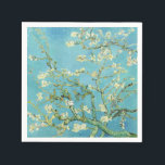 Servilleta De Papel Van Gogh Almond Blossoms<br><div class="desc">Regalos turquesa de flores de almendras para fiestas de boda, Baby Shower o Fiesta de primavera: Celebre sus ocasiones especiales con la belleza encantadora de los floreros de almendras de Vincent Van Gogh. Nuestros Regalos Turquoise Almond Blossoms son el lugar perfecto para apreciar su fiesta nupcial, la ducha de bebé...</div>