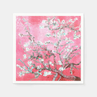 Van Gogh Almond Blossoms Azul rosa