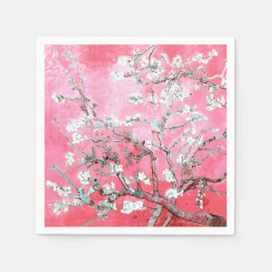 Servilleta De Papel Van Gogh Almond Blossoms Azul rosa