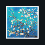 Servilleta De Papel Van Gogh Almond Blossoms turquesa brillante<br><div class="desc">Regalos turquesa de flores de almendras para fiestas de boda, Baby Shower o Fiesta de primavera: Celebre sus ocasiones especiales con la belleza encantadora de los floreros de almendras de Vincent Van Gogh. Nuestros Regalos Turquoise Almond Blossoms son el lugar perfecto para apreciar su fiesta nupcial, la ducha de bebé...</div>