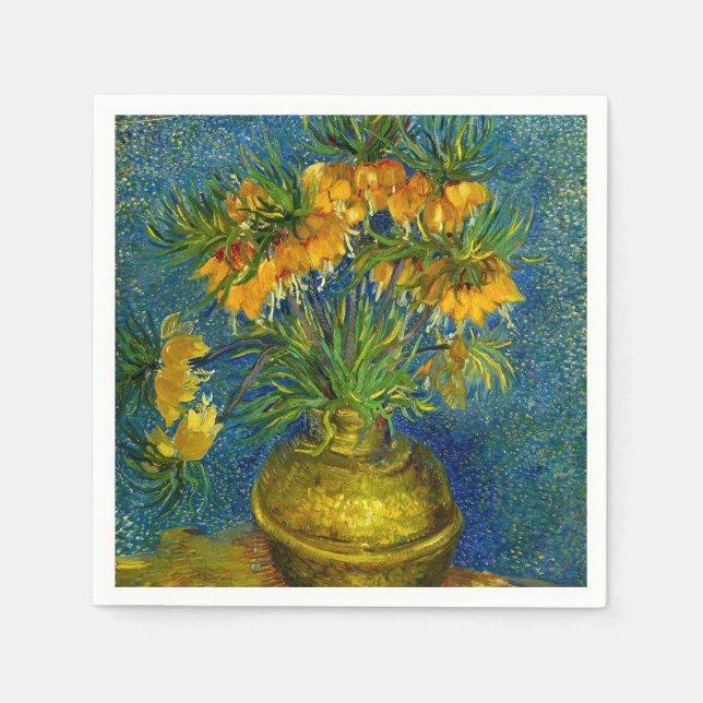Servilleta De Papel Van Gogh Imperial Fritillaries (Anverso)
