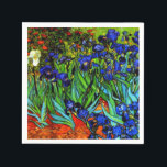 Servilleta De Papel Van Gogh - Irises,<br><div class="desc">El famoso cuadro floral de Vincent van Gogh,  Irises.</div>