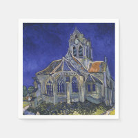 Van Gogh La Iglesia en Auvers Cielo Azul Arte