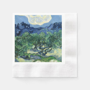 Servilleta De Papel Van Gogh Los Olivos Paisaje Pintura