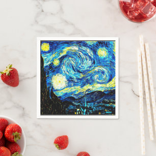Servilleta De Papel Van Gogh - Noche Starry