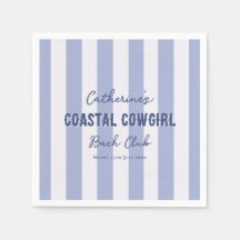 Vaquera Costera Club Bach Azul Blanco Rayas