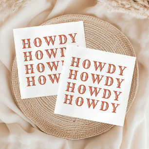 Servilleta De Papel Vaquera del Desierto Último Rodeo