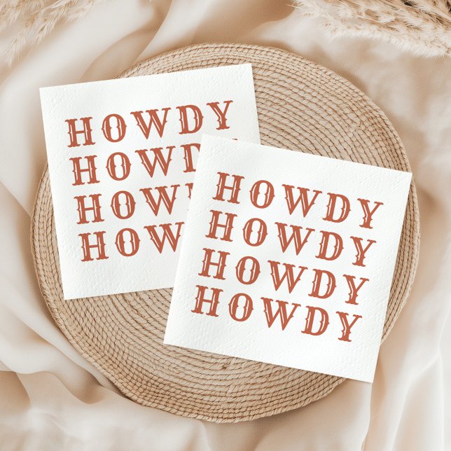 Servilleta De Papel Vaquera del Desierto Último Rodeo (Subido por el creador)