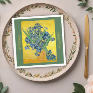 Servilleta De Papel Vase con irlandeses, Vincent Van Gogh Papel Napkin