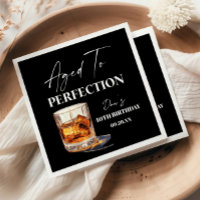 Vaso de Whisky Envejecido a la Perfección Cumpleañ