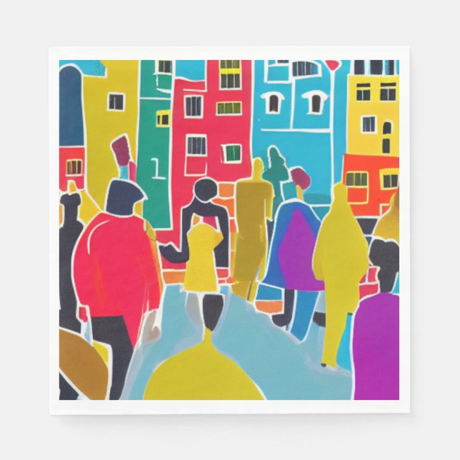 Servilleta De Papel Vecinos (Anverso)