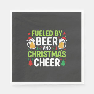 Servilleta De Papel Vector de cerveza alegría navideña de vacaciones b