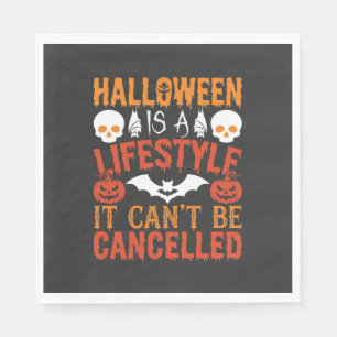 Servilleta De Papel Vector de tipografía de murciélago de calabaza de