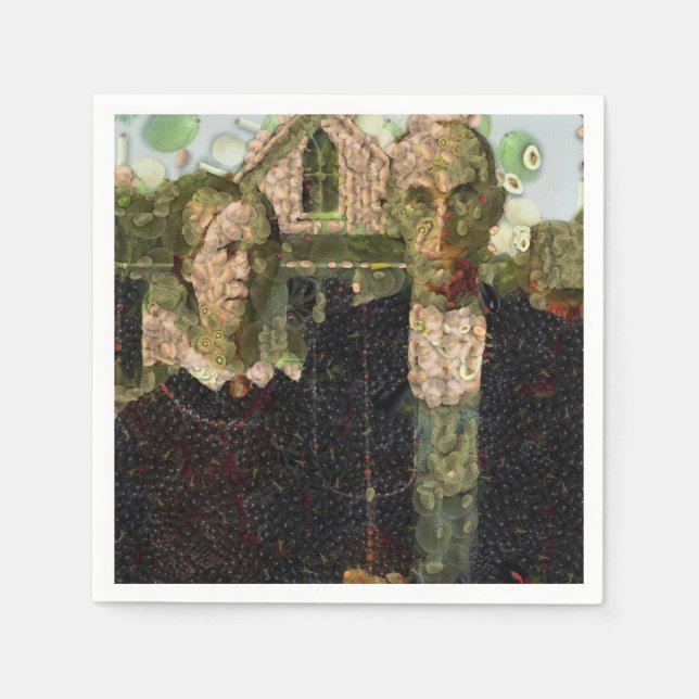 Servilleta De Papel Vegan Gothic Bella Artes Spoof (Anverso)