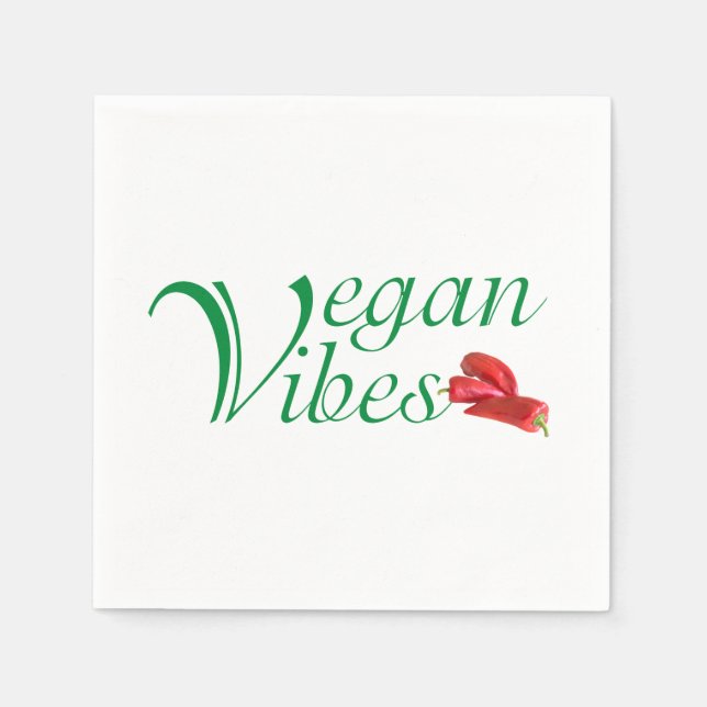 Servilleta De Papel Vegan vibes (Anverso)