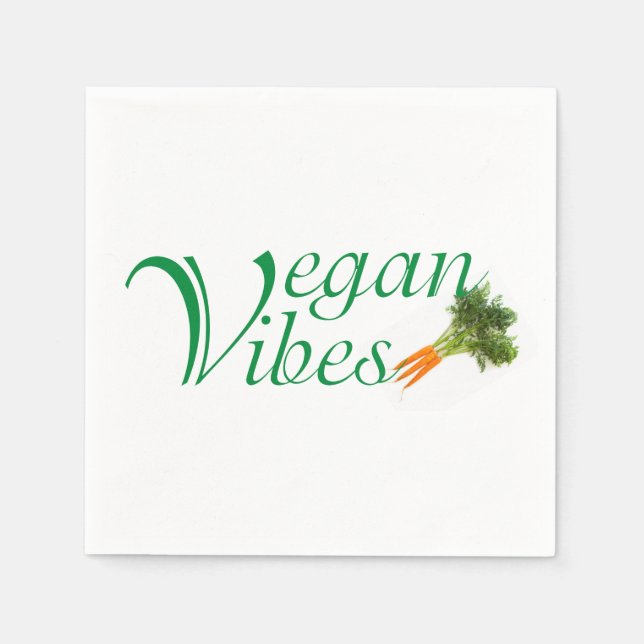 Servilleta De Papel Vegan vibes (Anverso)