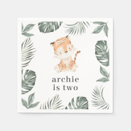 Servilleta De Papel Vegetación de tigres