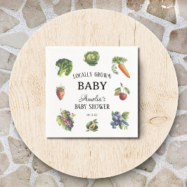 Servilleta De Papel Vegetación verde Veggie de cosecha local Baby Show