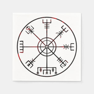 Servilleta De Papel Vegvisir Rutas de protección islandesas