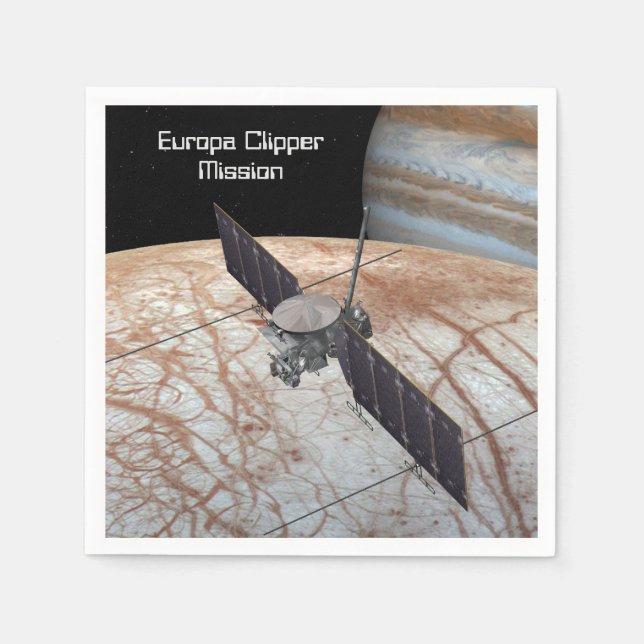Servilleta De Papel Vehículo espacial Europa Clipper Mission (Anverso)