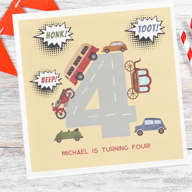 Servilleta De Papel Vehículos retro de pitido de hongos para niños cum (Subido por el creador)