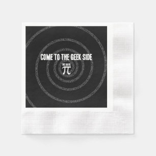 Servilleta De Papel Ven al lado geek por Pi