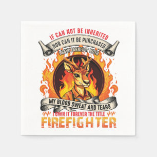 Servilleta De Papel Vendedor de bomberos