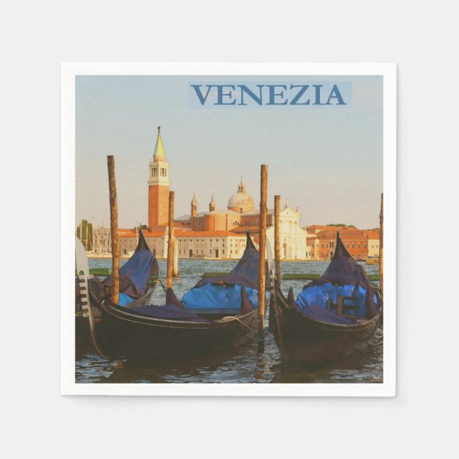 Servilleta De Papel Venecia Italia Papel Napkin (Anverso)