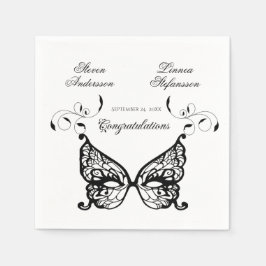 Servilleta De Papel Venetia Carnivale Masque Ornato Victoriano Florece