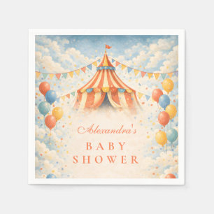Servilleta De Papel Venid Todos Circo Baby Shower