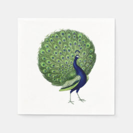 Servilleta De Papel Ventilador de Peacock Open