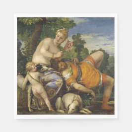 Servilleta De Papel Venus y Adonis (por Paolo Veronese)