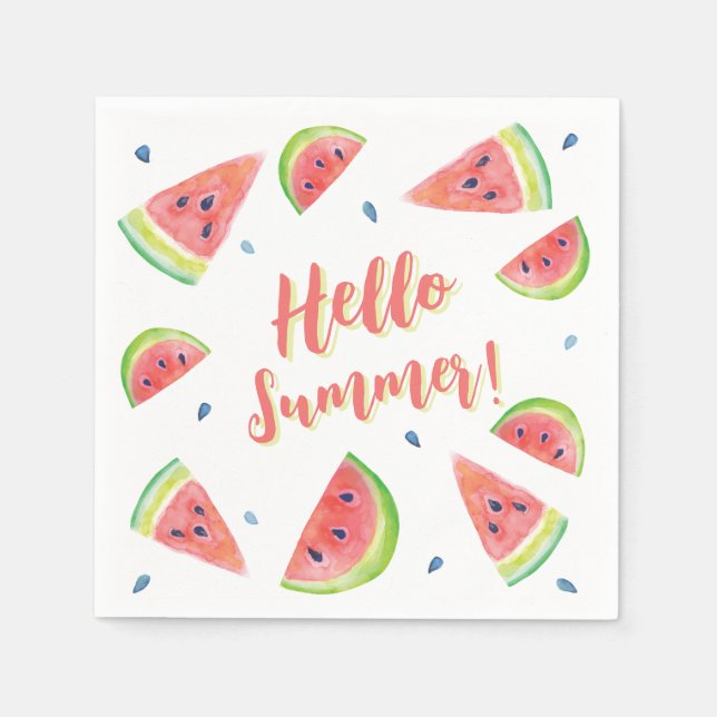 Servilleta De Papel Verano (Anverso)