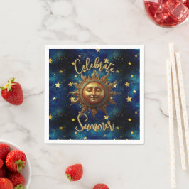 Servilleta De Papel Verano Celestial Celebrar Verano