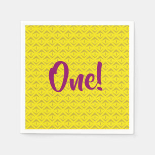 Servilleta De Papel Verano de fiesta de cumpleaños del niño con peña